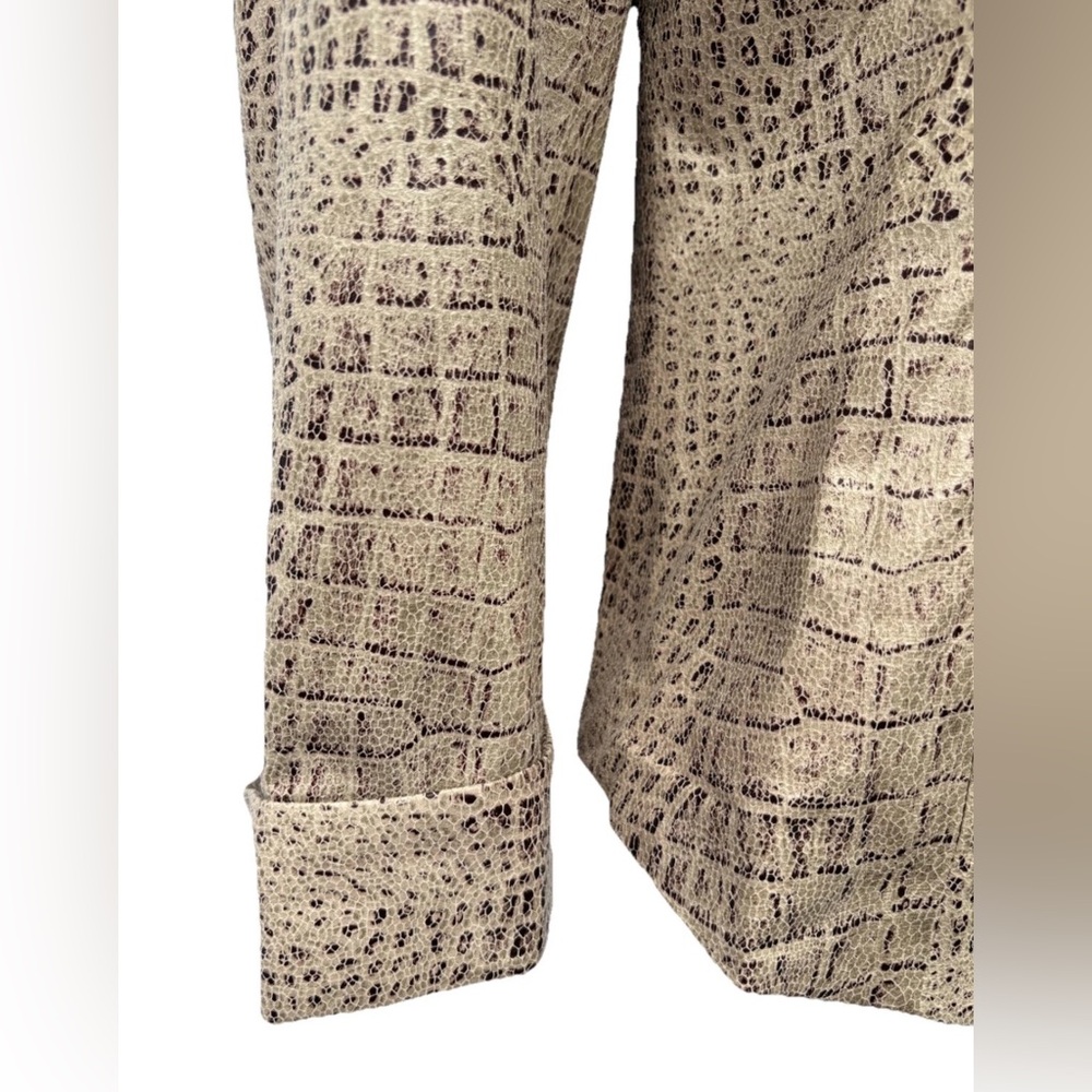 Chicos Classic Soft Jacket Size 1 Medium Animal P… - image 7